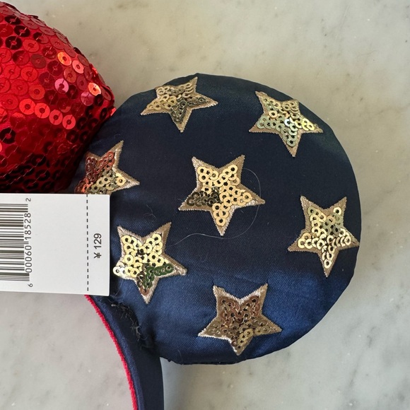 Disney Parks July 4th Land That I Love Mickey Ears Headband NWT - Picture 6 of 9